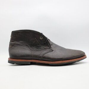 Timberland Boot Co Wodehouse Men's Size 11 Chukka Dark Brown Leather Boots 75510